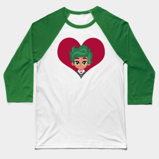 Timber Spruce Heart Baseball T-Shirt